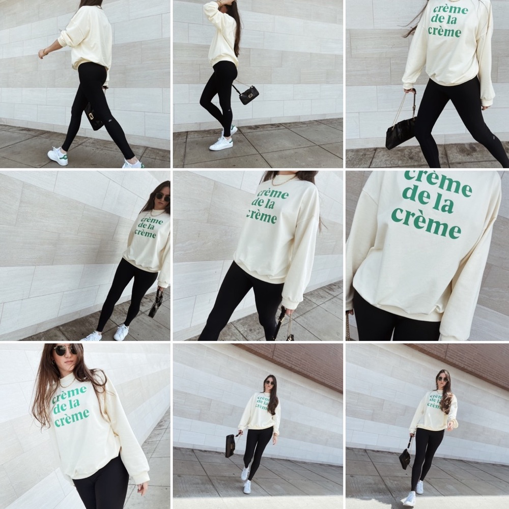 Crème De La Crème Sweatshirt — Cream